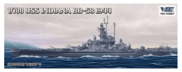 Vee Hobby 1/700 BB-58 Indiana Plastic Model Kit**