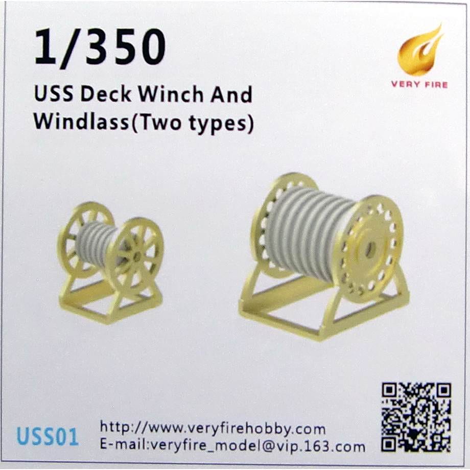 Very Fire USS01 1/350 USS Windlass (2 types, 30 sets) Plastic Model Kit - Hobbytech Toys