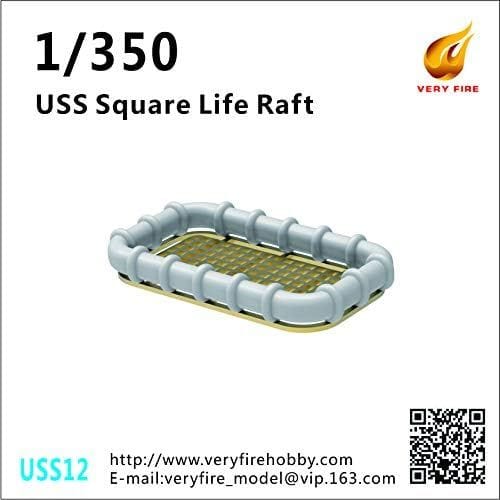 Very Fire USS12 1/350 USS Life Square Rafts (30 sets) Plastic Model Kit - Hobbytech Toys