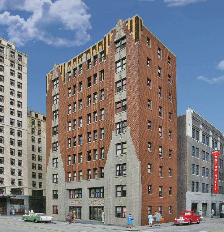 Walthers Cornerstone HO City Apartment Building Walthers TRAINS - HO/OO SCALE