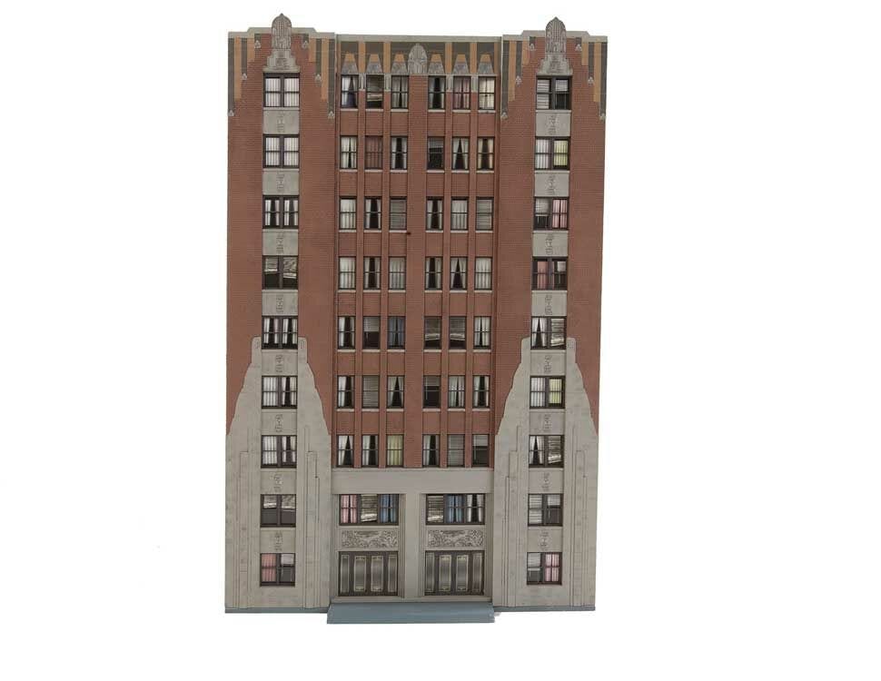 Walthers Cornerstone HO City Apartment Building Walthers TRAINS - HO/OO SCALE