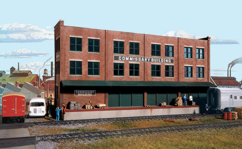 Walthers Cornerstone HO Commissary/Freight Transfer Building Walthers TRAINS - HO/OO SCALE