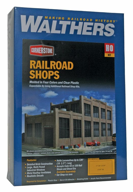 Walthers Cornerstone HO Railroad Shops Walthers TRAINS - HO/OO SCALE