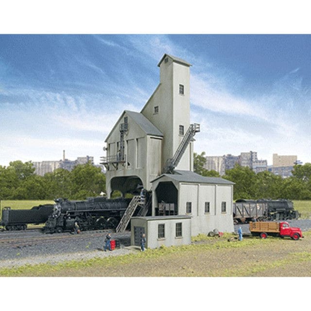 Walthers Cornerstone N Modern Coaling Tower - Kit - 5 x 5-1/4 x 7-1/4in 12.7 x 13.3 x 18.4cm