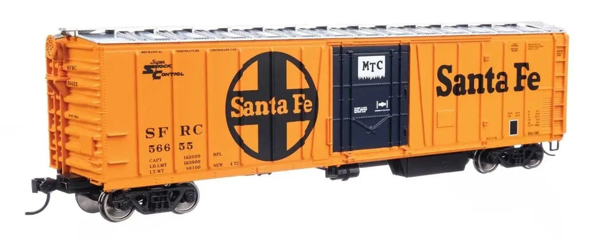 Walthers Mainline HO Scale 50ft AAR Mechanical Refrigerator Car - Santa Fe 56655 - Hobbytech Toys
