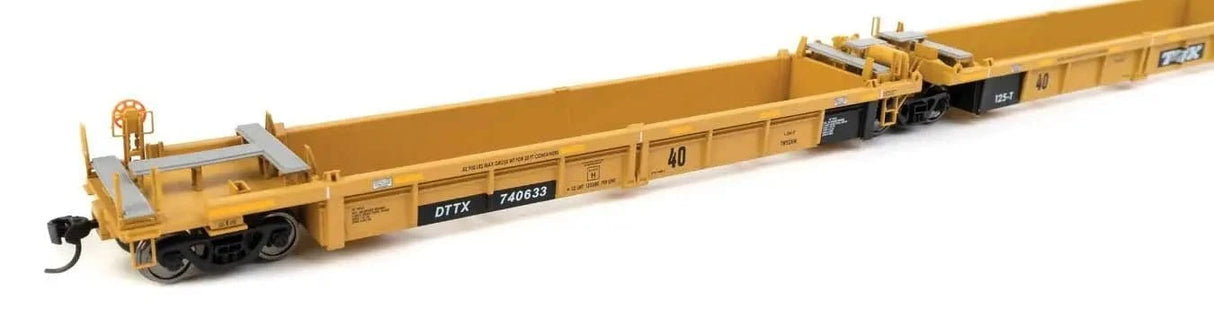 Walthers Mainline HO Scale Thrall 5 - Unit Rebuilt 40ft Well Car - TTX DTTX 740633 - Hobbytech Toys