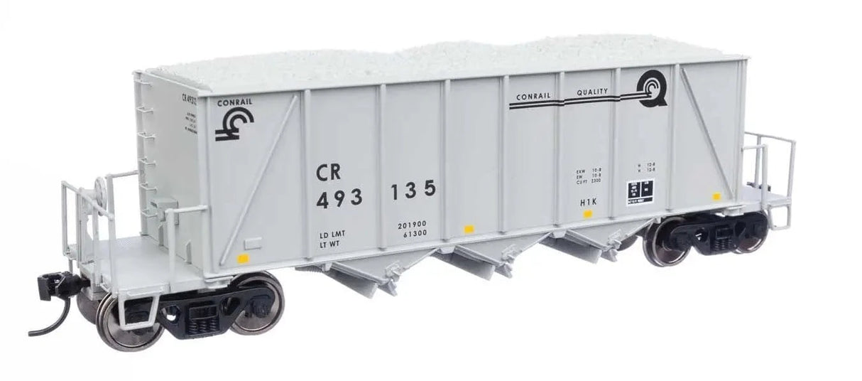 Walthers Proto HO Scale 40ft Ortner 100 - Ton Open Aggregate Hopper - Conrail 493135 - Hobbytech Toys