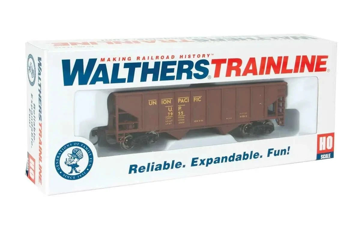 Walthers Trainline HO Scale Coal Hopper - Union Pacific (R) - Hobbytech Toys