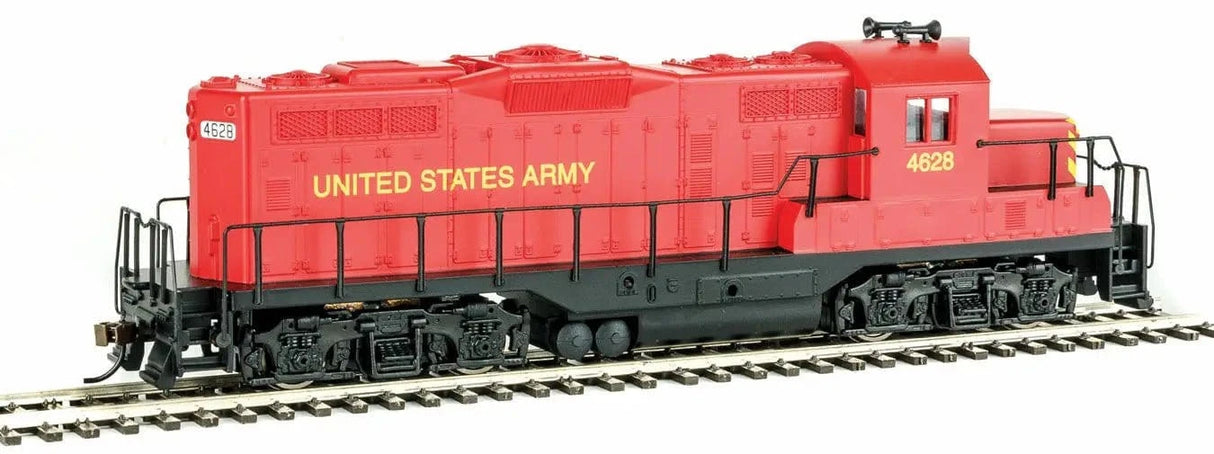 Walthers Trainline HO Scale EMD GP9M - United States Army 4628 - DC - Hobbytech Toys
