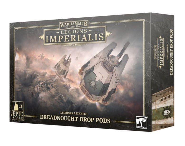 Warhammer 03 - 09 Legions Imperialis: Dreadnought Drop Pods - Hobbytech Toys