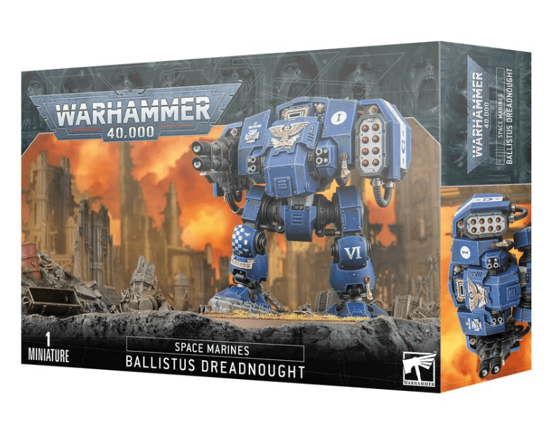 Warhammer 40000: 48 - 11 Space Marines Balistus Dreadnought - Hobbytech Toys