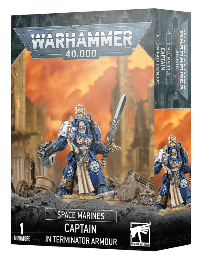 Warhammer 40000: 48 - 92 Space Marines Captain/Terminator Armour - Hobbytech Toys