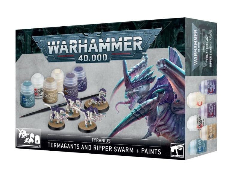 Warhammer 40000: 60 - 13 Tyranid Paint Set - Hobbytech Toys