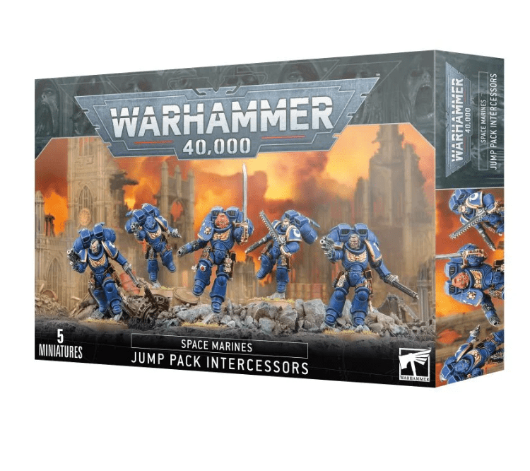 Warhammer 40000: Space Marines 48 - 13 Jump Pack Intercessor Squad - Hobbytech Toys