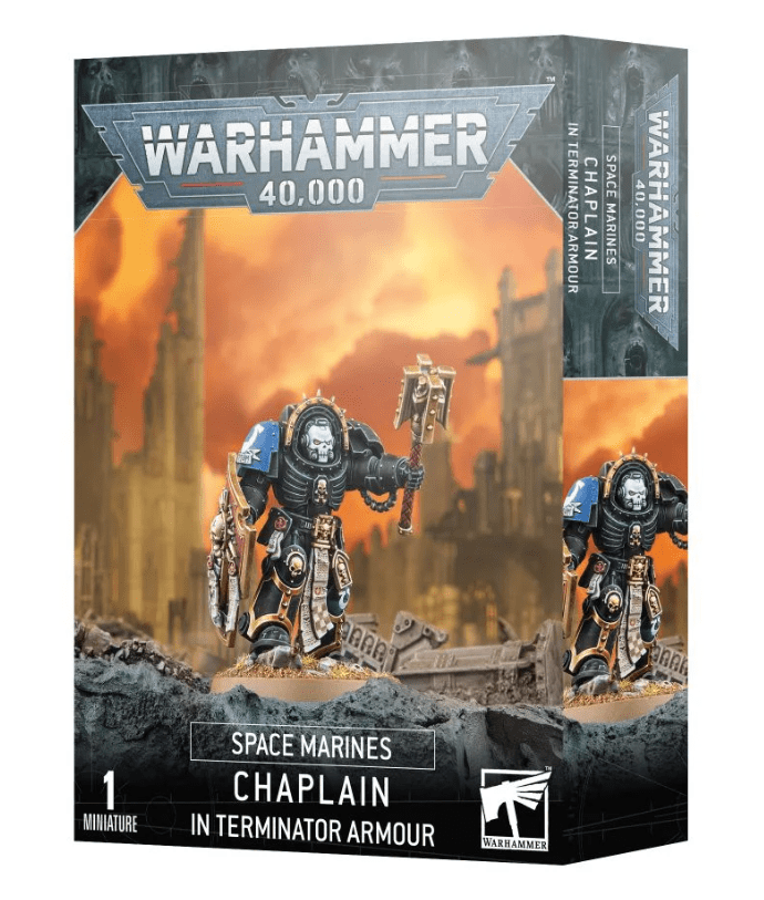 Warhammer 40000: Space Marines 48 - 91 Chaplain in Terminator Armour - Hobbytech Toys