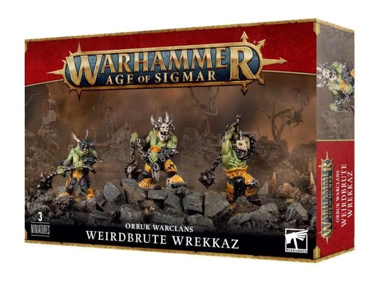 Warhammer Age of Sigmar: Orruk Warclans, Weirdbrute Wrekkaz - Hobbytech Toys