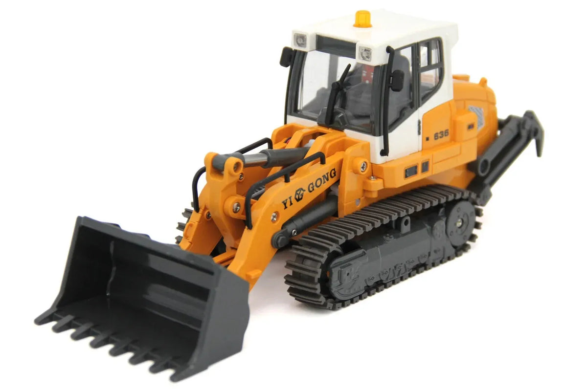 Yi Gong 1/50 RC Crawler Loader (Soft Rubber Tracks + Black Metal Tracks)