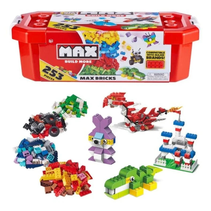 Zuru MAX Build Construction Value Tub - 253 Bricks