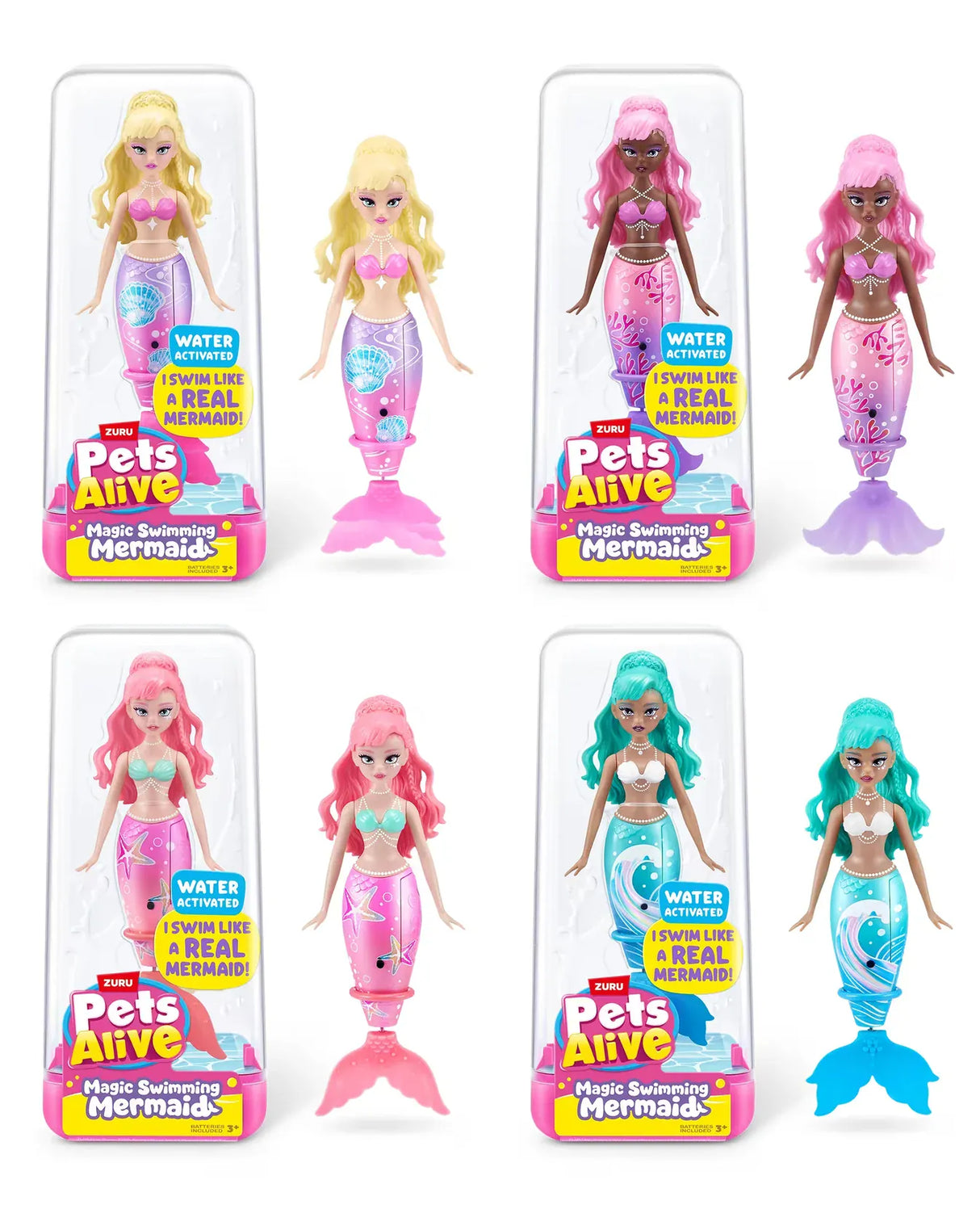 ZURU Pets Alive Swimming Mermaid Series 1 - Assorted (1)