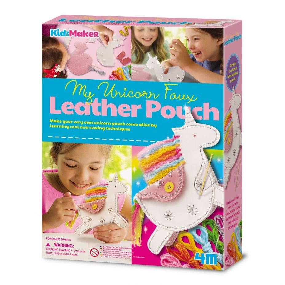 4M KidzMaker My Unicorn Faux leather Pouch 4M TOY SECTION