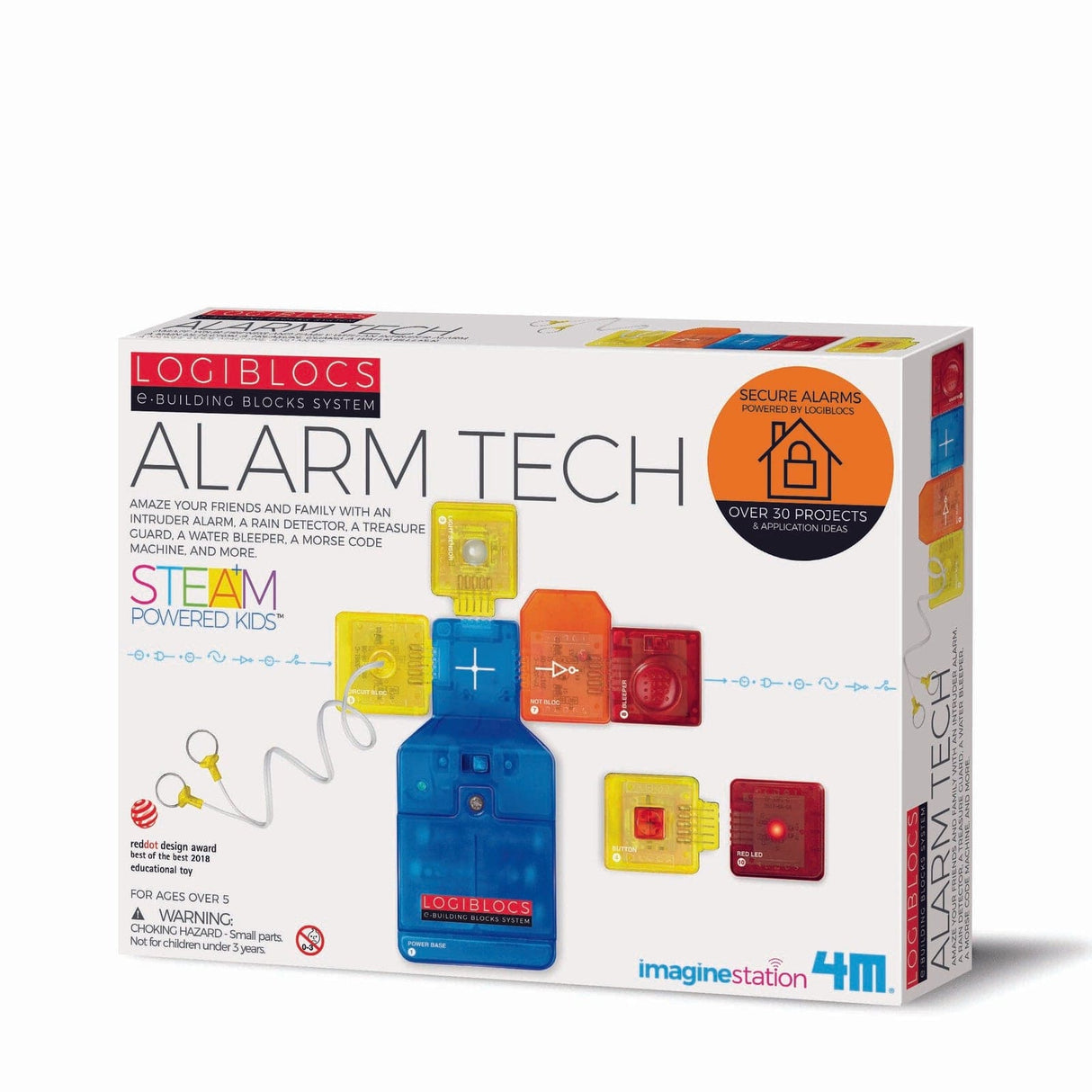 4M Logiblocs Alarm Tech 4M TOY SECTION