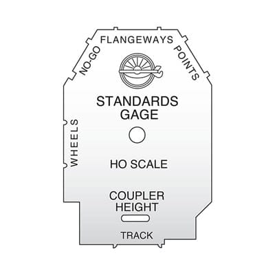 98-1 HO Standards Gauge - Includes Metal Gauge and Instructions NMRA Inc TRAINS - HO/OO SCALE