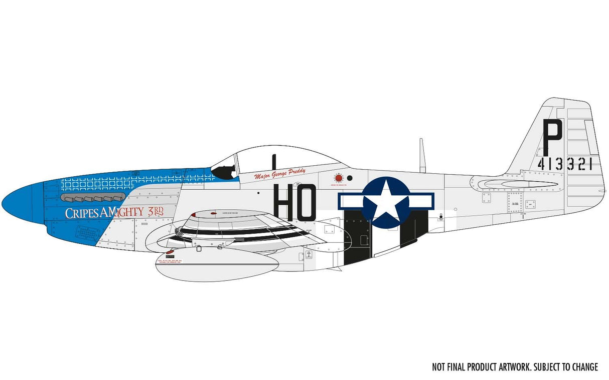 Airfix 1/48 North American P-51D Mustang Airfix PLASTIC MODELS