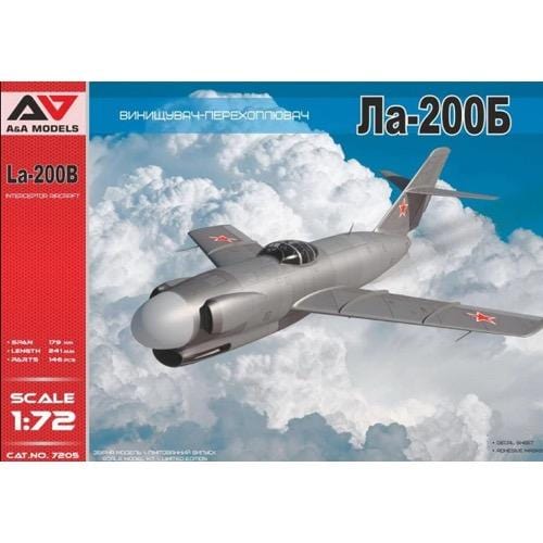 A&A Models 7205 1/72 La-200B Plastic Model Kit** A and A Models PLASTIC MODELS