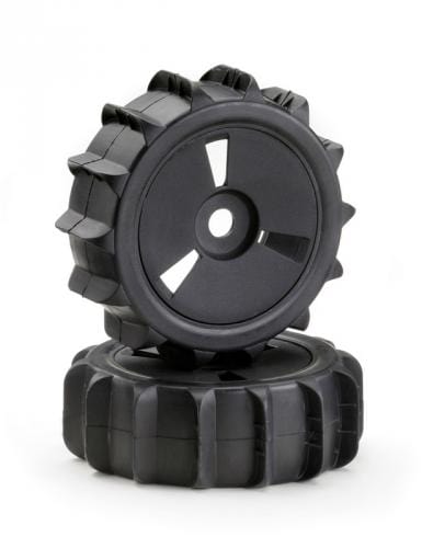 Absima 1/8 Buggy Paddle Wheel Set Disc Black 2Pcs** Absima RC CARS - PARTS