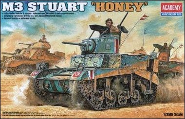 Academy 1/35 M3 Stuart Honey British Tank Academy PLASTIC MODELS