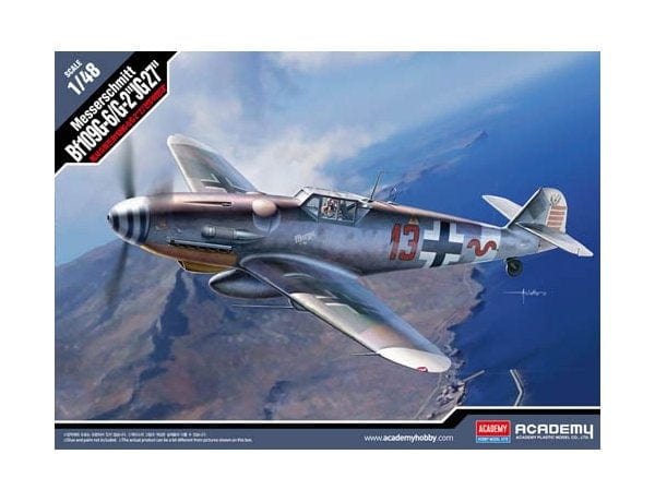 Academy 1/48 Messerschmitt Bf109G-6/G-2 Jg 27 Plastic Model Kit Academy PLASTIC MODELS