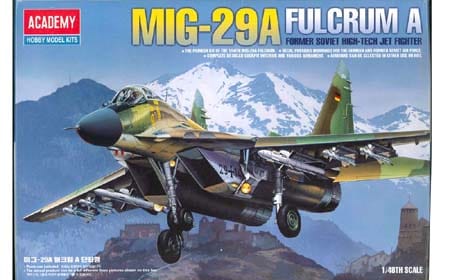 Academy 1/48 Mig29A Mikoyan Fulcrum A 2116 Academy PLASTIC MODELS