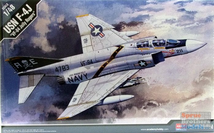Academy 1/48 Usn F-4J Vf-84 Jolly Rogers Academy PLASTIC MODELS