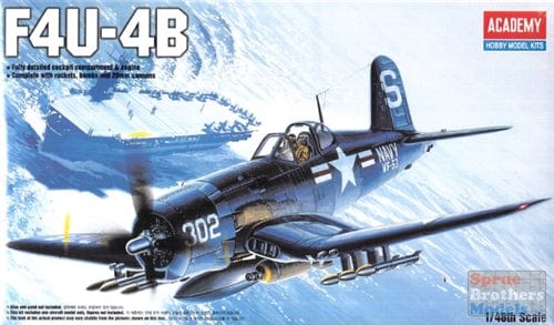 Academy 1/48 Voucht F4U-4B Corsair Plastic Model Kit Academy PLASTIC MODELS