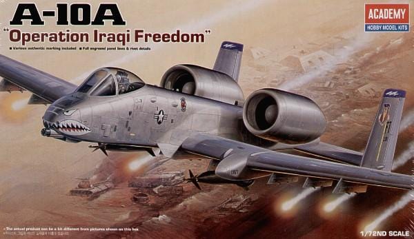 Academy 1/72 A-10A Operation Iraqi Freedom Thunderbolt Ii Plastic Model Kit Academy PLASTIC MODELS