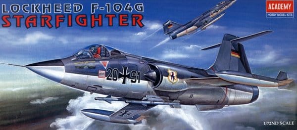 Academy 1/72 F104G Lockheed Starfighter Academy PLASTIC MODELS