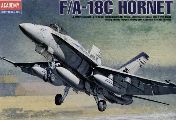 Academy 1/72 Fa18D Hornet Us Marines Aus Decals Academy PLASTIC MODELS
