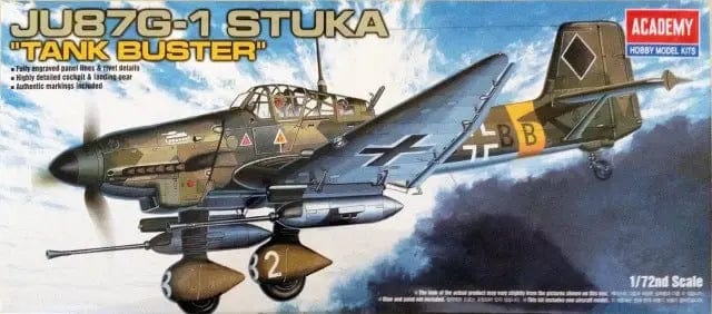 Academy 1/72 Ju87G1 Stuka Tank Buster Academy PLASTIC MODELS