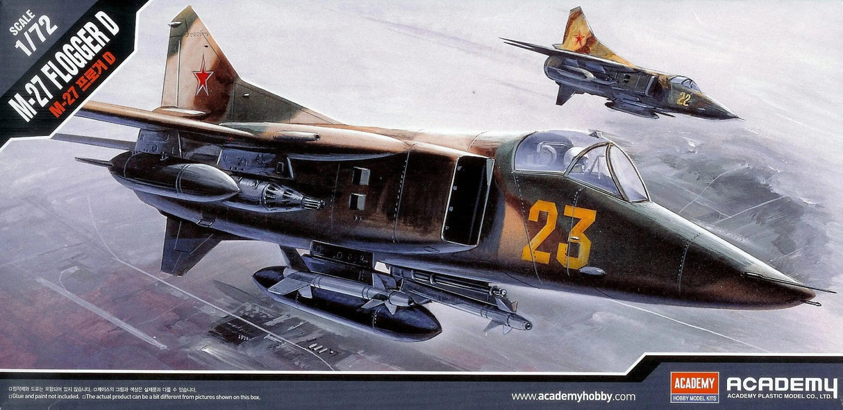 Academy 1/72 Mig27 Flogger D Academy PLASTIC MODELS