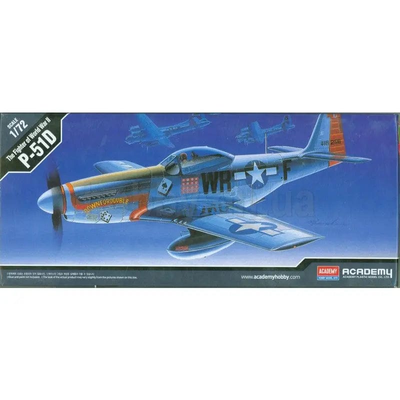 Academy 1/72 P-51D Mustang Plastic Model Kit Aus Decals Academy PLASTIC MODELS