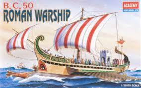 Academy 1/72 Roman Warship Circa B.C 50 Plastic Model Kit Academy PLASTIC MODELS