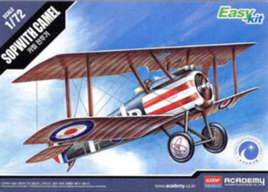 Academy 1/72 Sopwith Camel Wwi Fighter Plastic Model Kit Academy PLASTIC MODELS