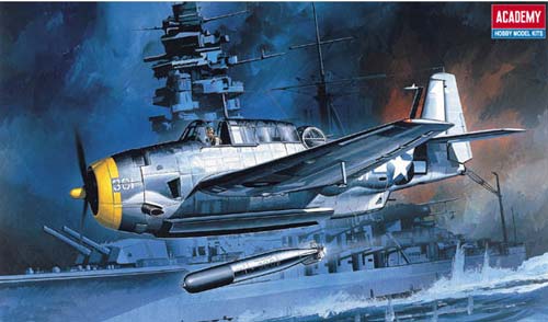 Academy 1/72 Tbf-1 Avenger Plastic Model Kit Academy PLASTIC MODELS