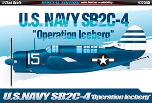 Academy 1/72 Us Navy Sb2C-4 Operation Iceberg Academy PLASTIC MODELS