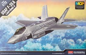 Academy 1/72 Usaf F-35A Lightning Ii Joint Strike Fighter Academy PLASTIC MODELS