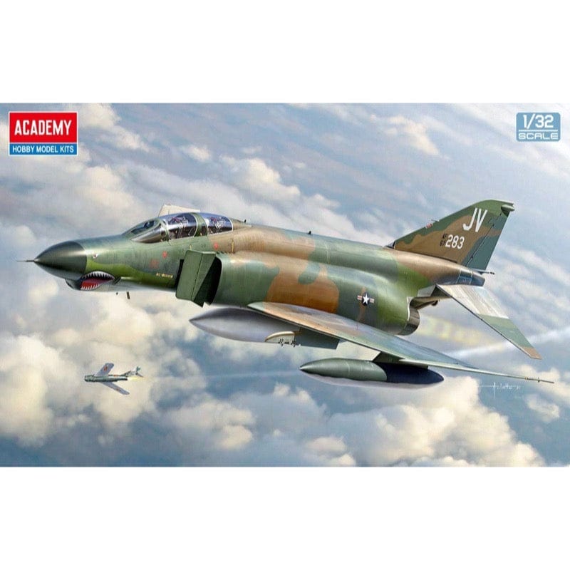 Academy 12133 1/32 USAF F-4E Vietnam War (7 Decal sets included) Plastic Model Kit Academy PLASTIC MODELS