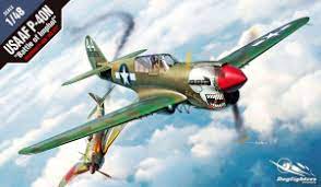 Academy 12341 1/48 USAAF P-40N Warhawk Battle of Imphal Plastic Model Kit Aus Decals Academy PLASTIC MODELS