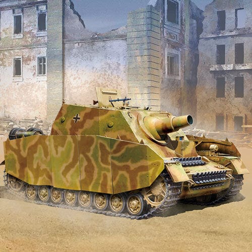 Academy 13525 1/35 German Strumpanzer IV Brummbär Ver.Mid Plastic Model Kit Academy PLASTIC MODELS