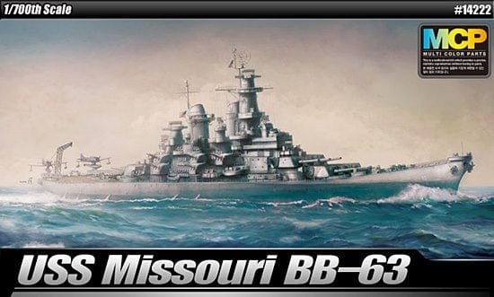 Academy1/700 Uss Missouri Bb-63 Academy PLASTIC MODELS