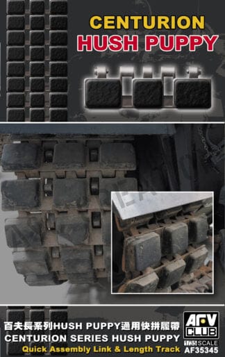 AFV Club 1/35 Centurion series Hush Puppy universal crawler track Plastic Model Kit - Hobbytech Toys